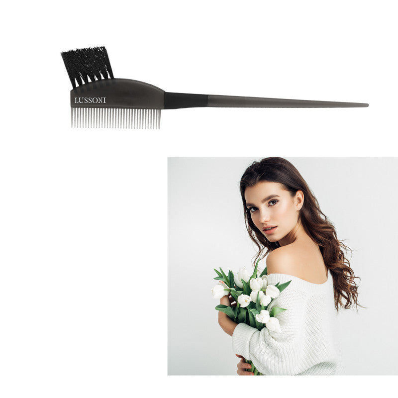 LUSSONI TB 033 Štětec s hřebenem pro nanášení barvy #3