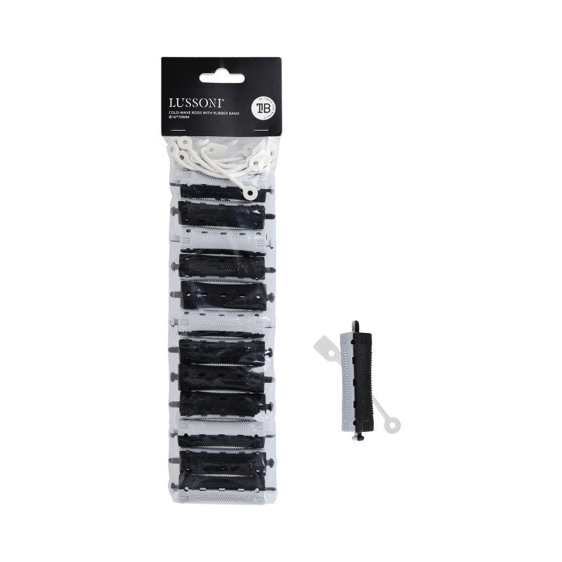 LUSSONI Bigodini per onde con elastico. Ø16*70mm. 12 pz.