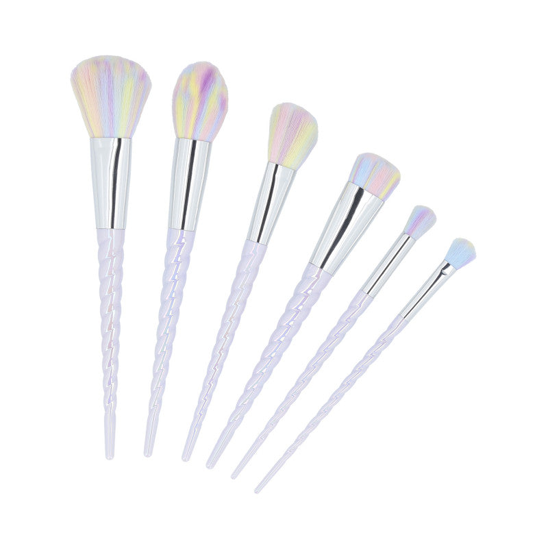 MIMO 6-teiliges Einhorn Make-up Pinsel Set, Pastellfarbe #3