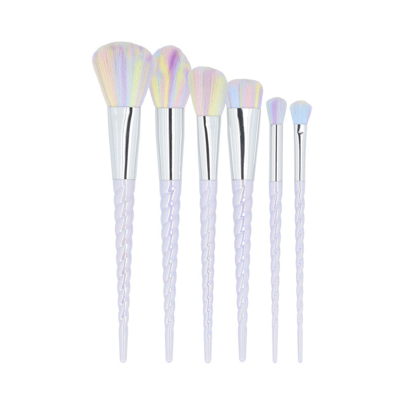 MIMO 6-teiliges Einhorn Make-up Pinsel Set, Pastellfarbe