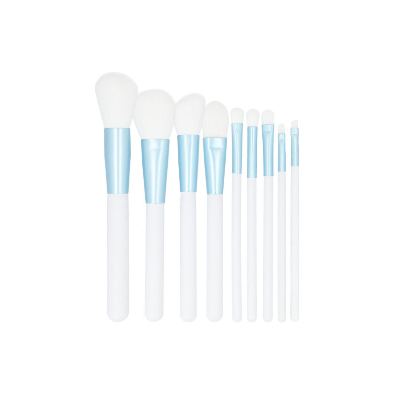 MIMO 9 stck makeup Pinsel-Set, Weiss #3