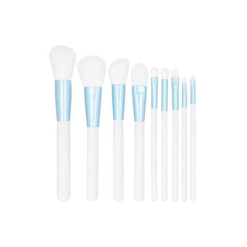 MIMO 9 stck makeup Pinsel-Set, Weiss #2