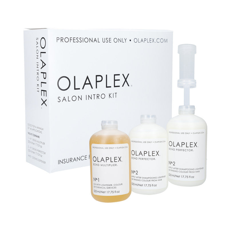 OLAPLEX Salon Intro Kit Zestaw do profesjonalnej regeneracji włosów No.1 525 ml + 2x No.2 525 ml