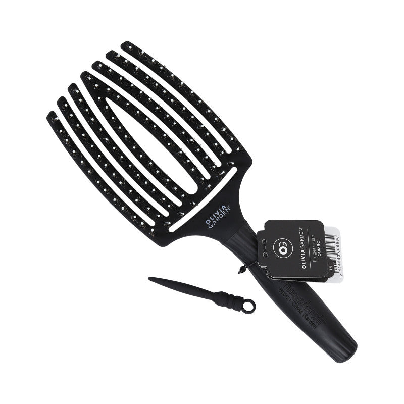 Olivia Garden Finger Brush Combo Large Spazzola grande Grooming 