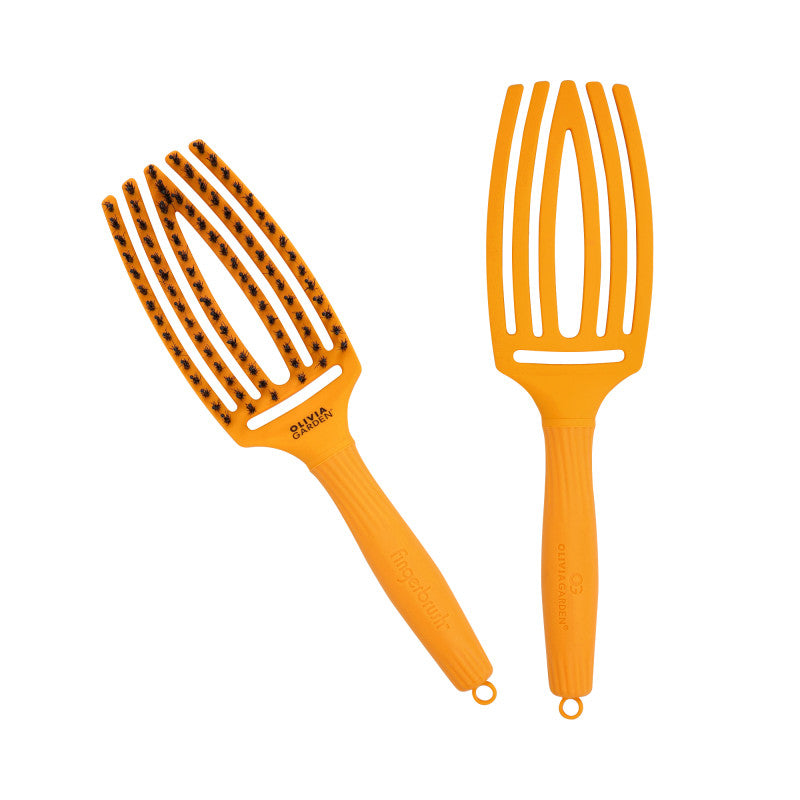 Kartáč na vlasy OLIVIA GARDEN FINGERBRUSH Yellow Sunshine