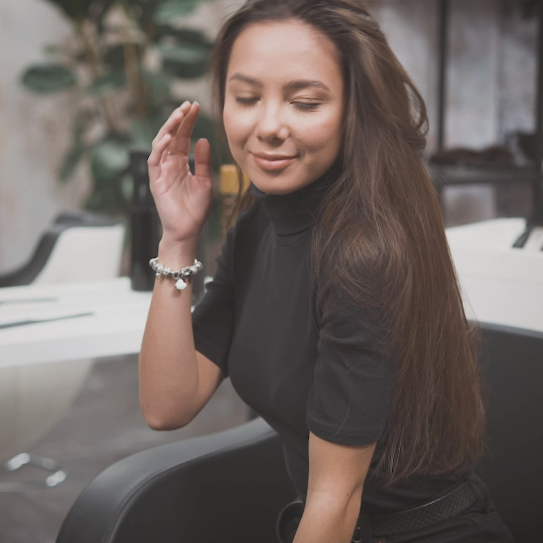 LUSSONI Labyrinth Large Natural kartáč na vlasy #5