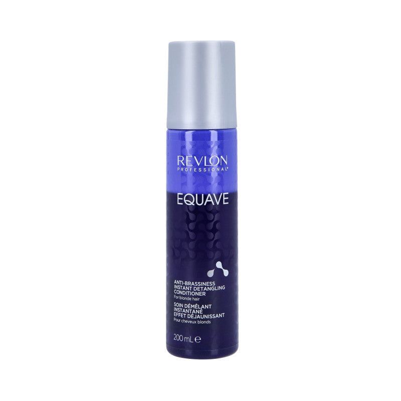 REVLON PROFESSIONAL EQUAVE ANTI-BRASSINESS Balsamo bifasico per capelli biondi e decolorati 200ml