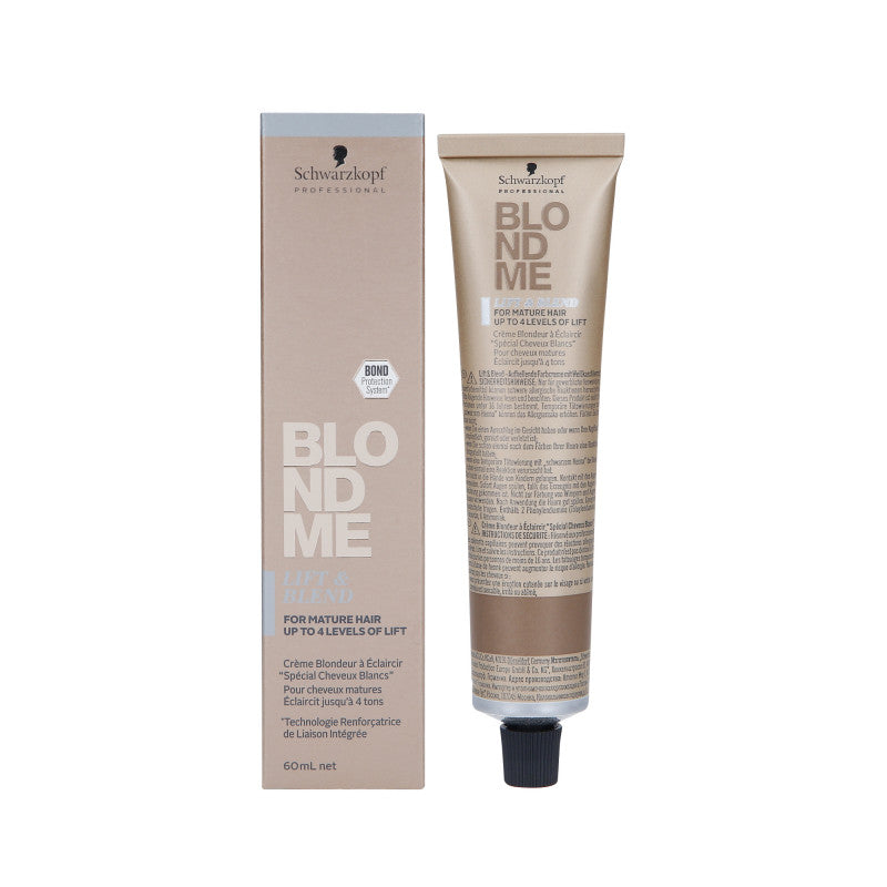 SCHWARZKOPF PROFESSIONAL BLONDEME LIFT&BLEND Crema schiarente per capelli grigi 60ml