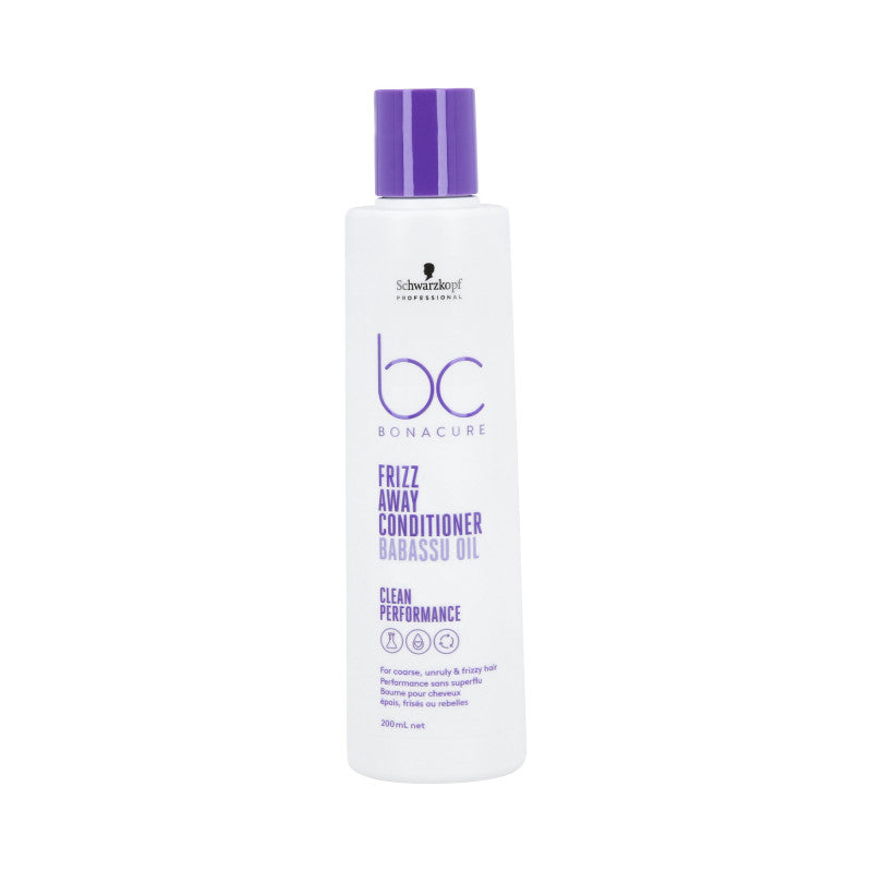 SCHWARZKOPF PROFESSIONAL BONACURE FRIZZ AWAY Après-shampooing lissant pour cheveux crépus 200ml