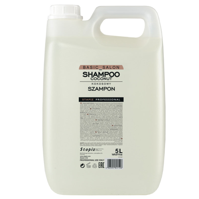 Shampoing à la noix de coco STAPIZ BASIC SALON 5000 ml