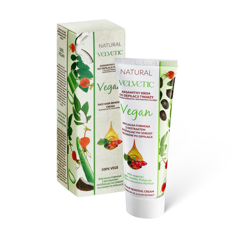 VELVETIC NATURAL VEGE Aksamitny krem do depilacji twarzy 50 ml