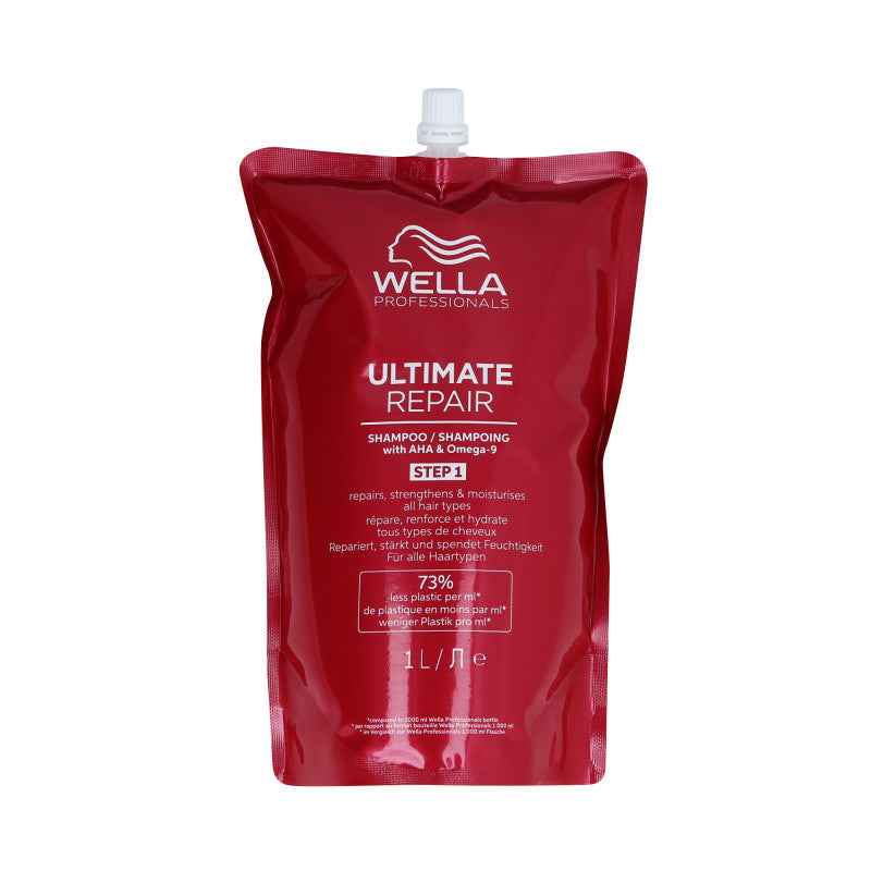 WELLA PROFESSIONALS ULTIMATE REPAIR Shampoo detossinante riparatore per capelli refill 1000ml