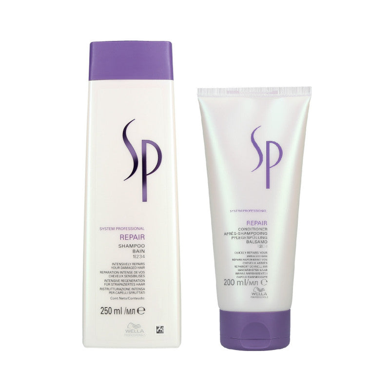 WELLA SP REPAIR Sada na poškozené vlasy šampon 250ml + kondicionér 200ml